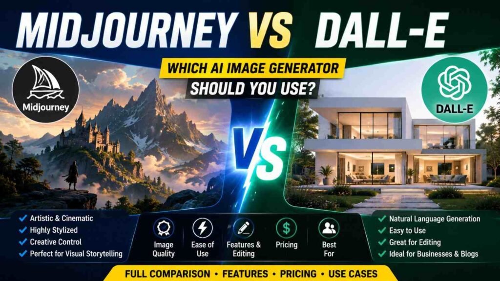 Midjourney vs DALL-E